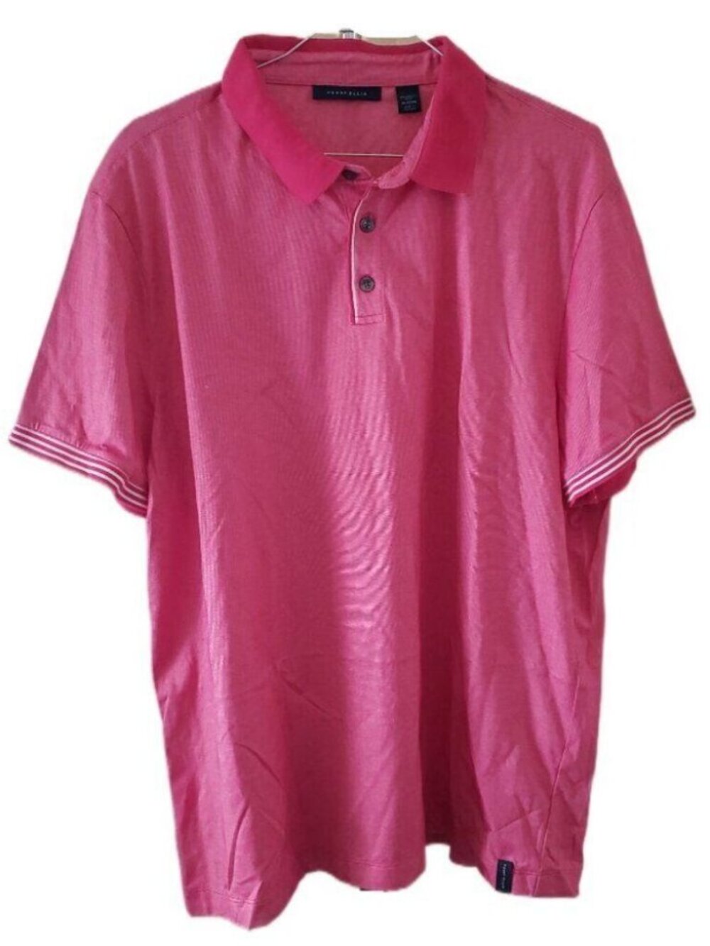 Perry Ellis Men's Pink Polo